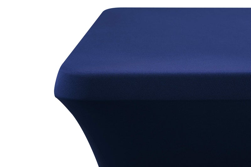 LZY Spandex Fitted Stretch Table Cover for 4ft or 6ft or 8ft Folding Table, Rectangular Cocktail Tablecloth, Perfect for Party or Banquet - Image 4